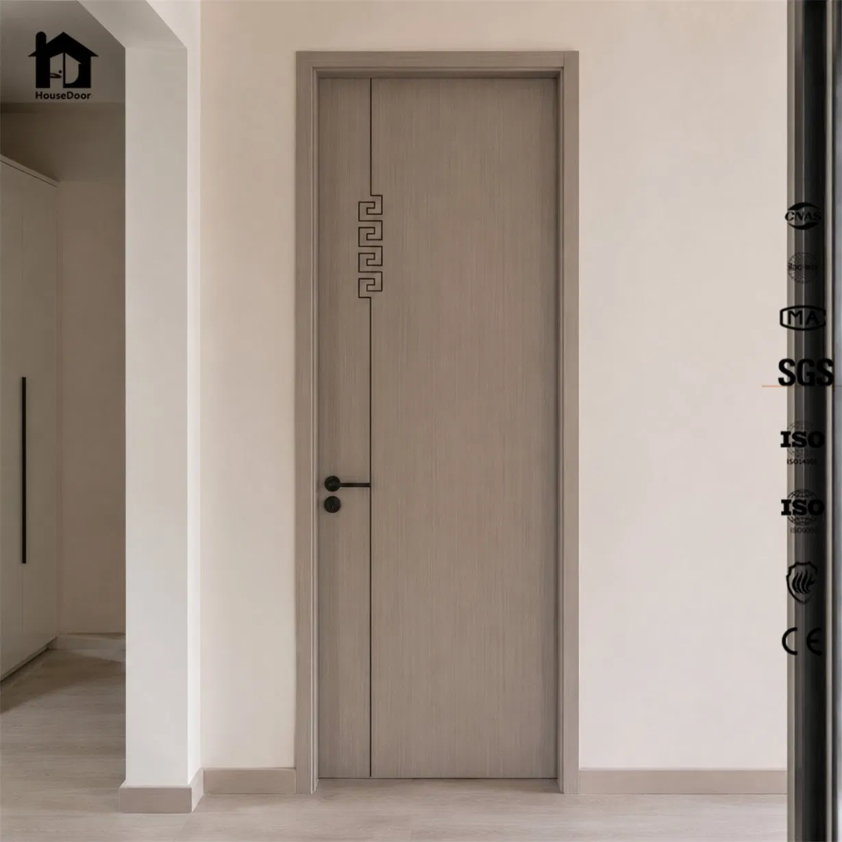 Project WPC Interior Door Invisible Door Ghost Door PVC Door UPVC Door Doors Wooden Flush Door Wood Interior Door Wholesale