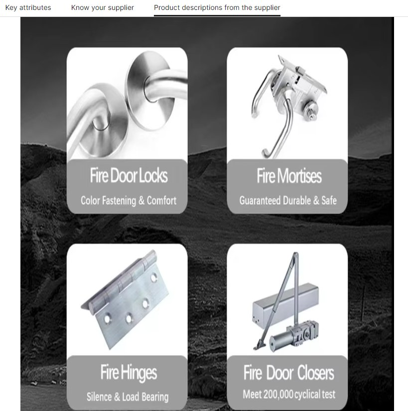 Portas de fogo personalizadas de design moderno para edifícios, portas resistentes ao fogo para hospitais, porta de aço resistente ao fogo
