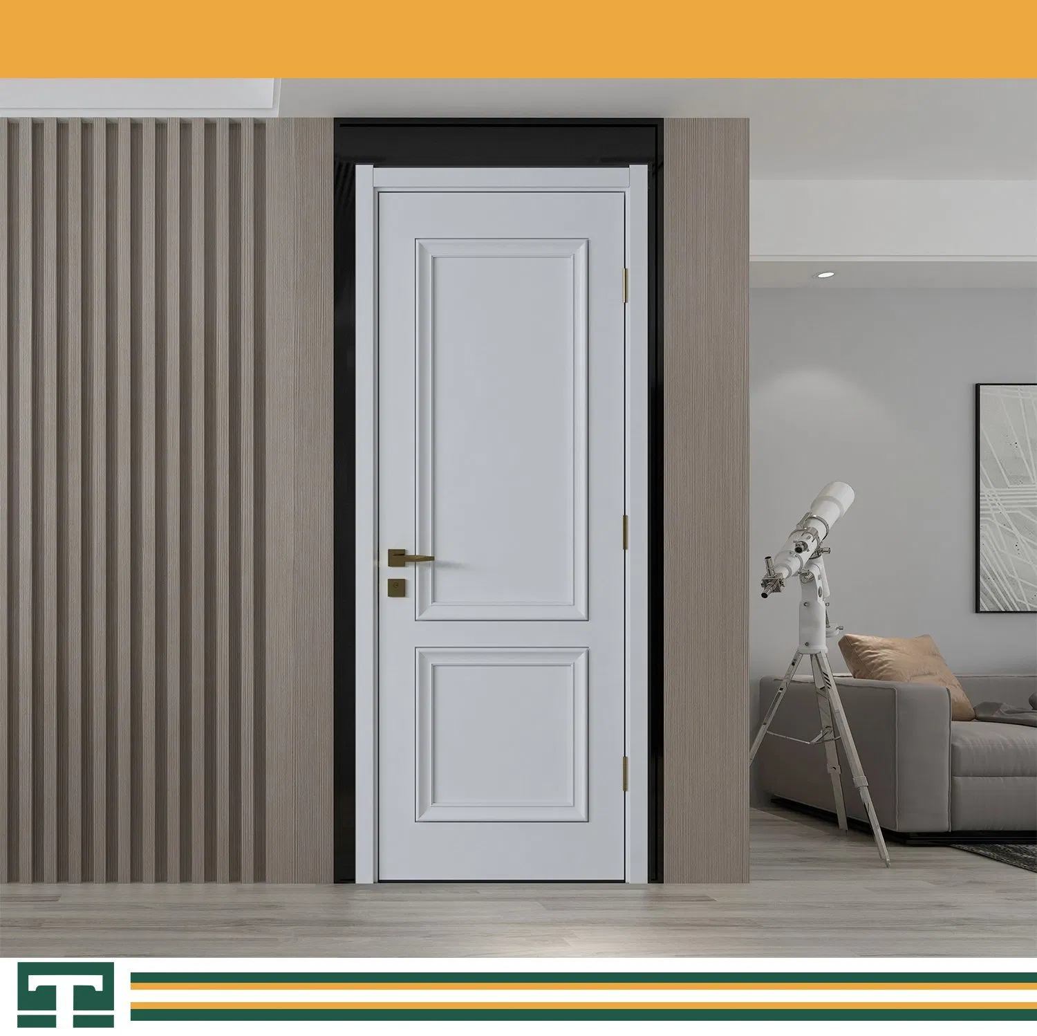 Porta de Entrada Deslizante de Duas Folhas em Madeira Sólida MDF Moderna para Interiores, Segurança, WPC, PVC, Acústica, Plástico Polímero, Cristal de Carbono, Estilo Shaker para Hotel