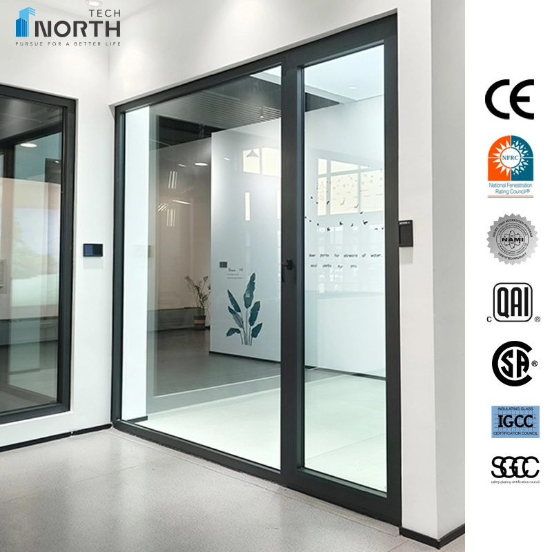 Janelas e portas de impacto de alumínio UPVC PVC vinil com abertura de guilhotina, deslizante, basculante e de giro da Northtech, com certificação NFRC NAMI CE QAI