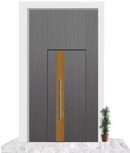 Portas de Entrada Externas de Metal Armado Zonle, Porta de Segurança de Aço, Entrada Principal para Casa, Vila, Apartamento