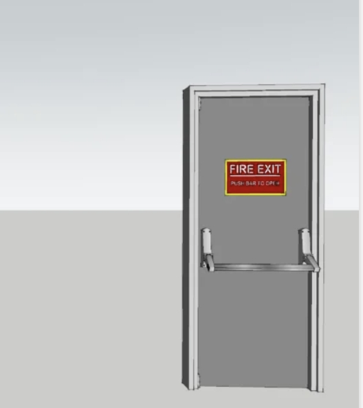 2025 Última Porta de Aço Resistente ao Fogo UL Porta de Fogo