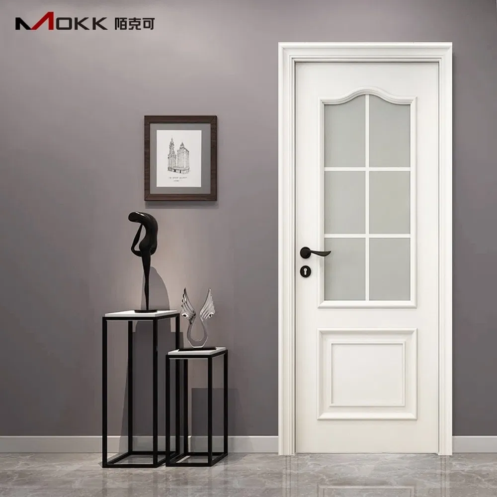 Múltiplas Cores Móveis Personalizados OEM ODM Porta de Madeira Sólida Pintura Interior Uso para Hotéis, Apartamentos, Renovação de Vilas Porta de Pintura Composta Porta de PVC