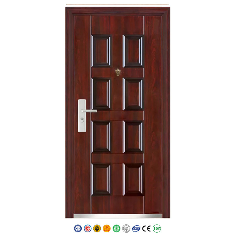 Feito na China Novo Design Porta de Segurança de Aço por Atacado