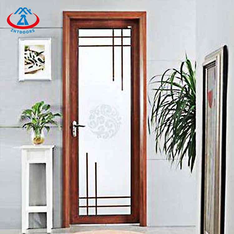 Portas de Metal de Vidro Resistente ao Fogo Certificadas BS Zhtdoors, Vendendo Profissionalmente, Passageiro