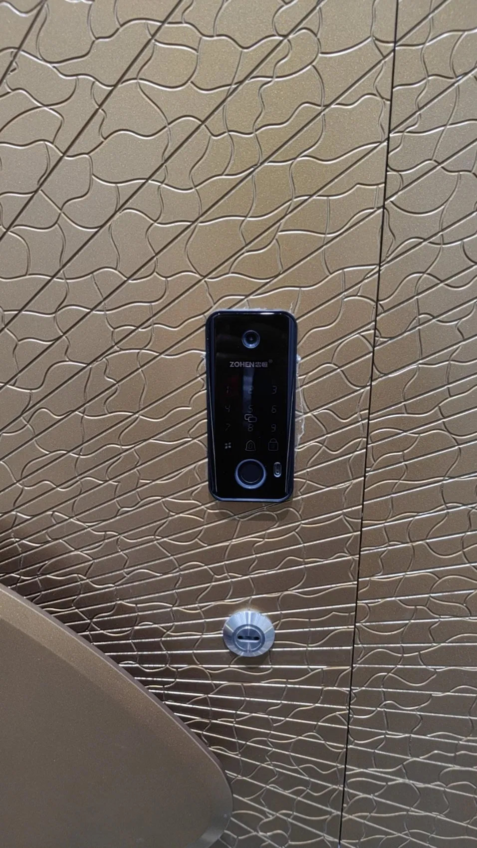 Porta de entrada de metal personalizada com segurança, porta exterior em alumínio, WPC, ferro forjado, porta de casa turca em PVC, porta de aço com ferragens