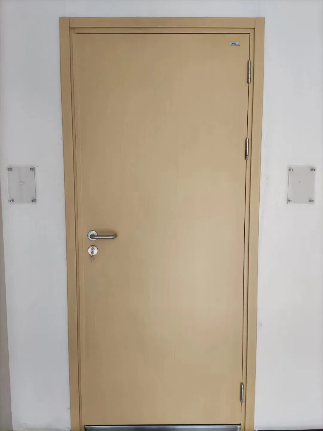 Saída de Emergência Porta de Aço Resistente ao Fogo e à Prova de Fogo com Barra de Pressão Fornecimento Direto da Fábrica