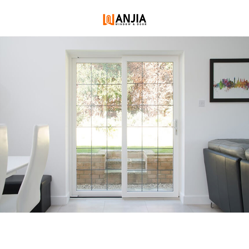 Portas de Correr de Plástico PVC para Varanda com Vidro Duplo em PVC