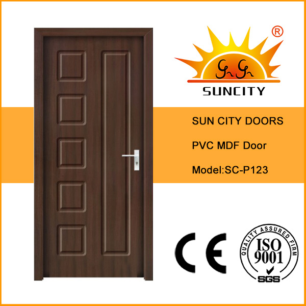 Design Simples Moderno Francês Interior Pátio Porta Deslizante de Vidro em PVC