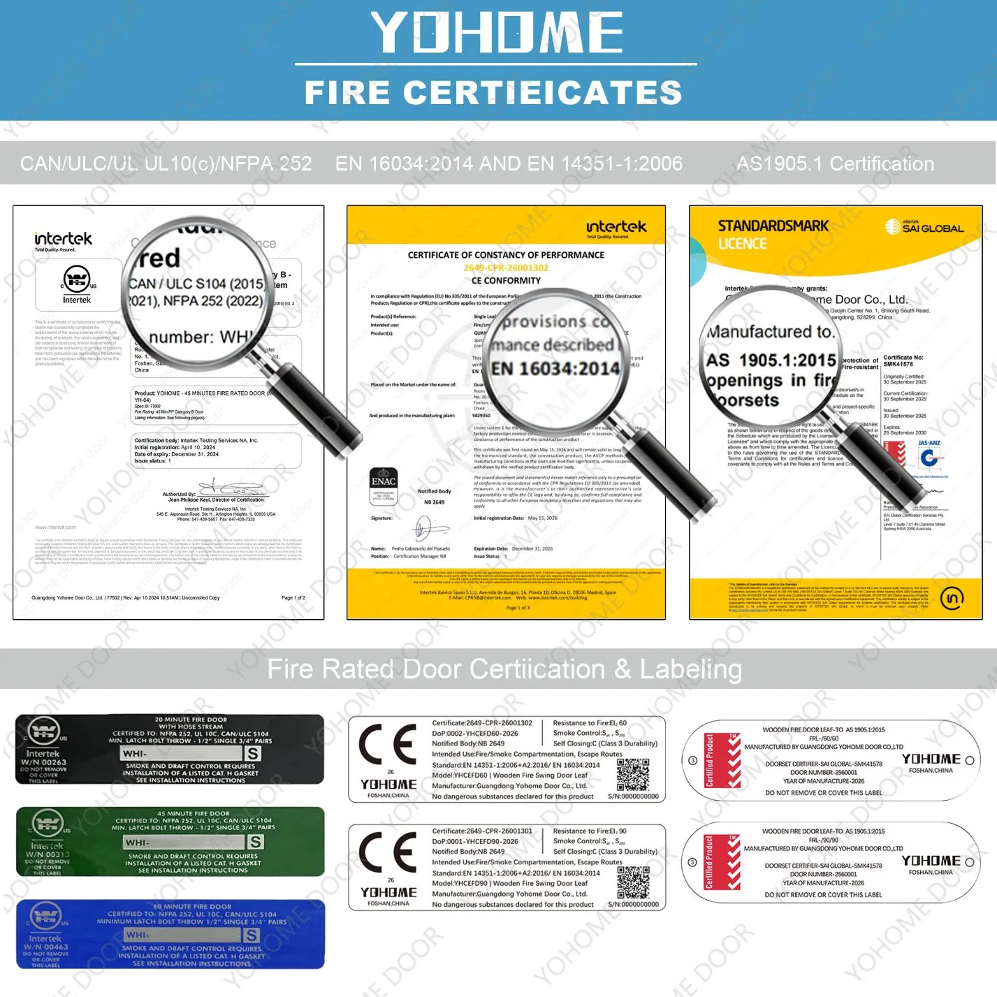 Fábrica de Portas de Madeira Contra Fogo de Alta Qualidade na China, Portas de Madeira Contra Fogo Personalizadas para Escolas, Apartamentos, Hospitais, Quartos de Hotel, Portas de Madeira Resistente ao Fogo