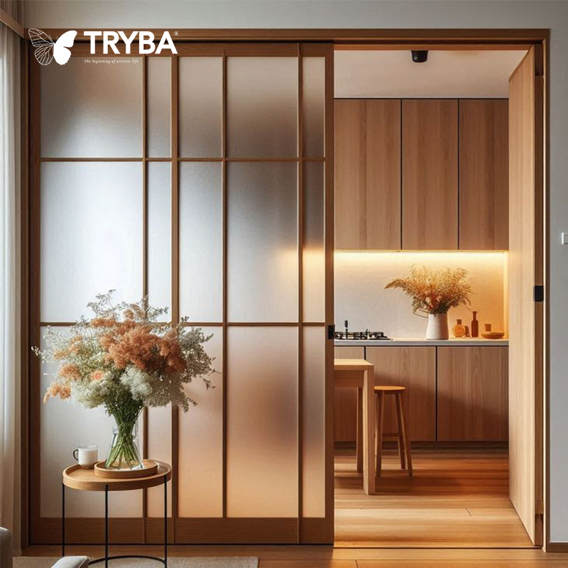 Porta Deslizante para Quarto Moderna em Alumínio com Vidro Tinted para Varanda, Porta de Pátio Pocket