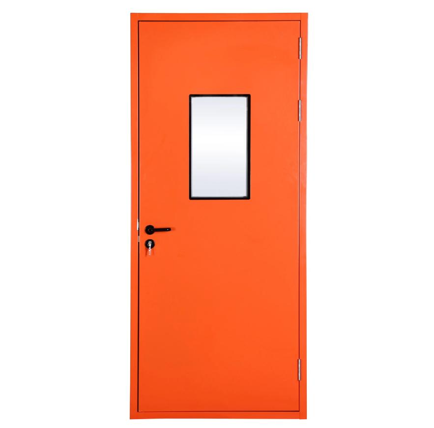 Fornecimento de Fábrica Porta de Aço Porta de Sala Limpa Design Inteligente Venda Popular Porta de Laboratório