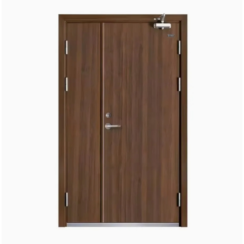 Porta de Aço de Segurança Resistente a Impactos e Classificada para Fogo para Edifício Governamental