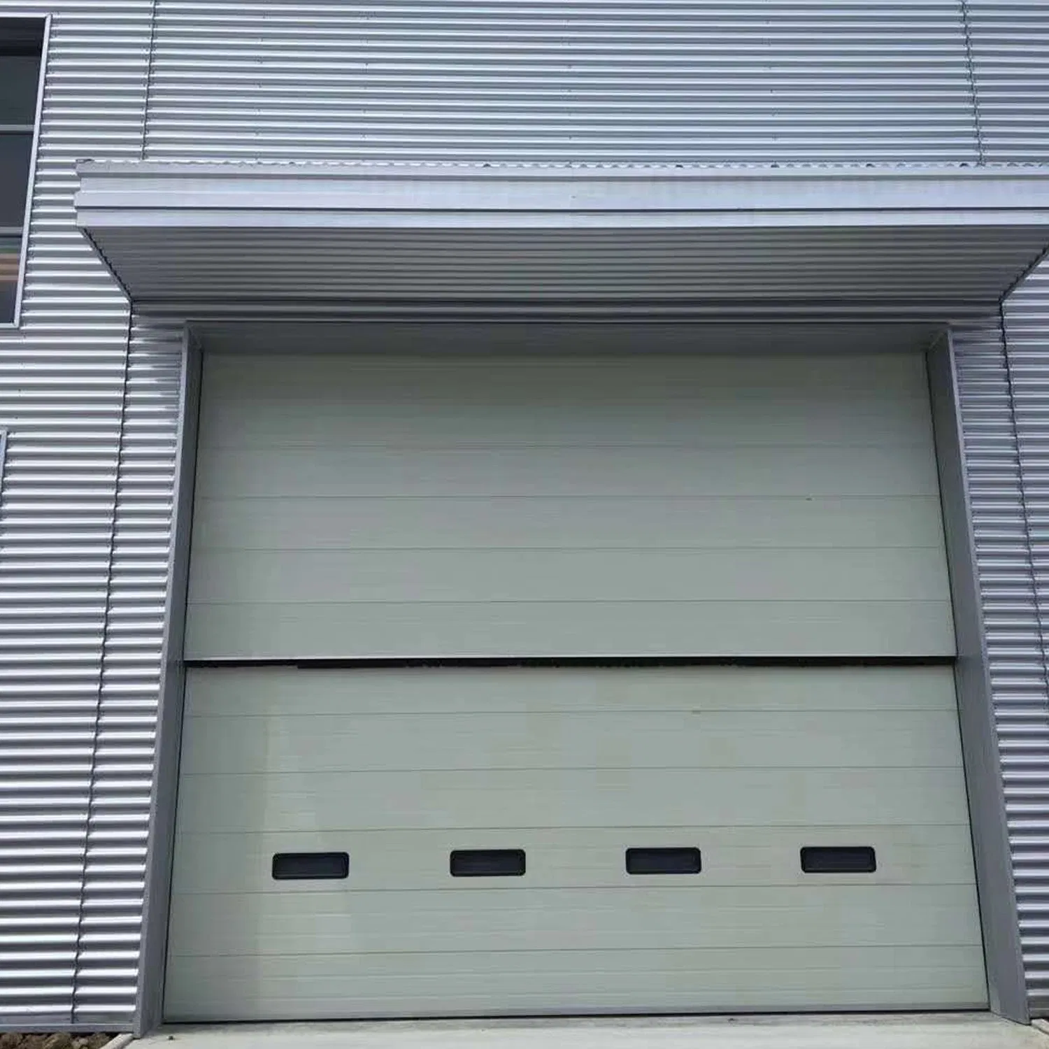 Porta de Aço Rolante Resistente ao Fogo com Link Fusível e Controle Manual de Sobrecarga