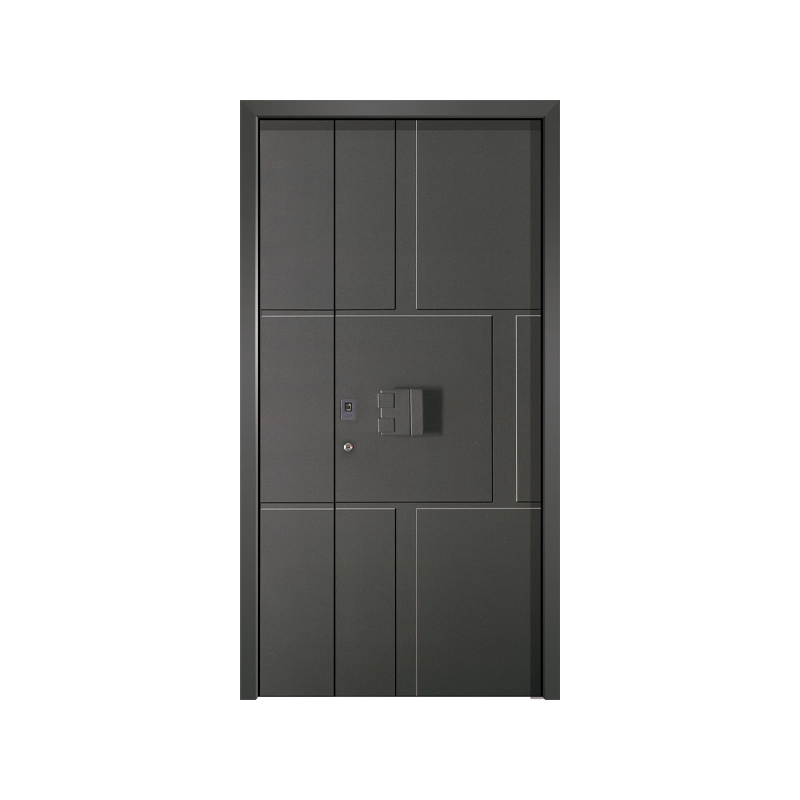 Portas de Entrada de Vidro Resistente ao Fogo Premium para Casas de Aço