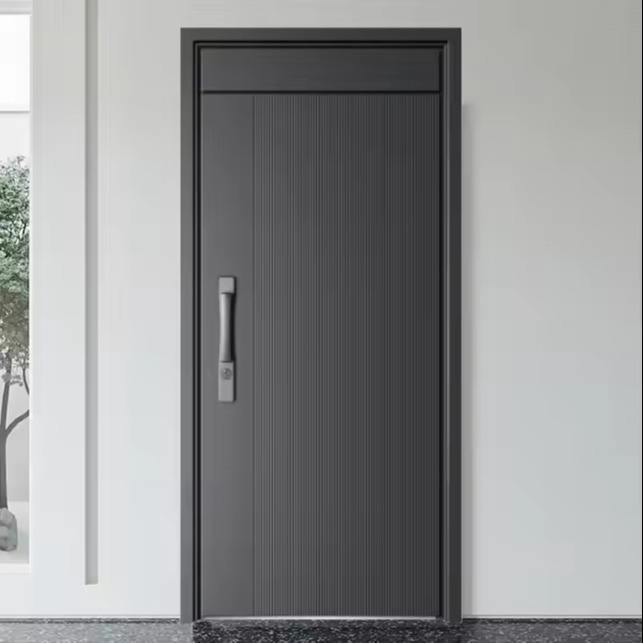 Portas de Entrada Externas de Metal Armado Zonle, Porta de Segurança de Aço, Entrada Principal para Casa, Vila, Apartamento