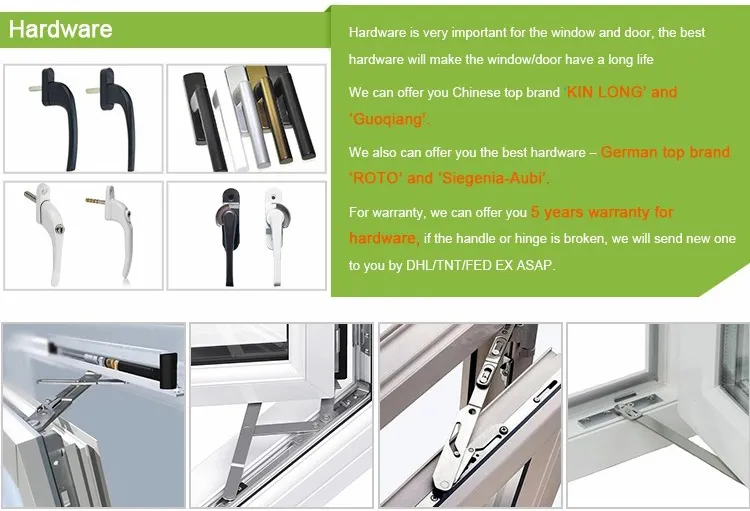 Detalhe do perfil UPVC