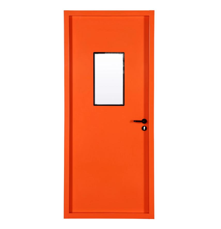 Fornecimento de Fábrica Porta de Aço Porta de Sala Limpa Design Inteligente Venda Popular Porta de Laboratório