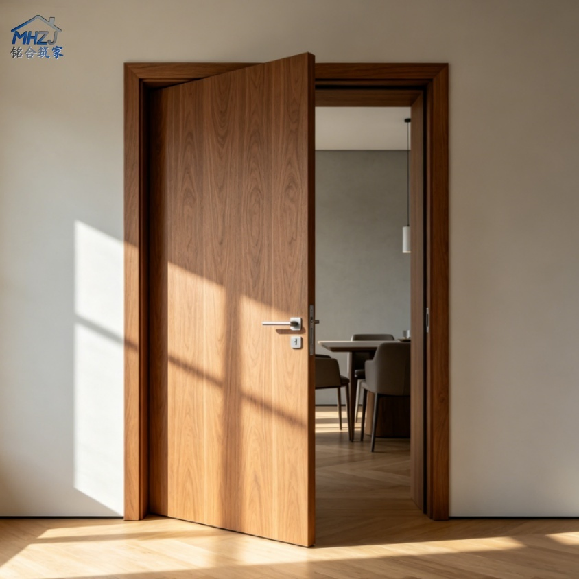 Porta de Entrada Sólida de Madeira para Segurança em Casas, Porta Principal de Madeira Dura para Ambientes Internos, Classificada para Fogo, Porta Principal Arqueada Esculpida à Mão