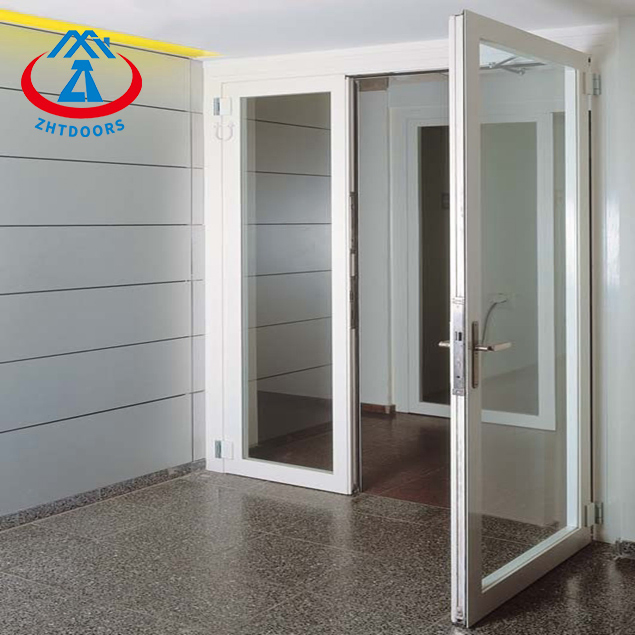 Portas de Metal de Vidro Resistente ao Fogo Certificadas BS Zhtdoors, Vendendo Profissionalmente, Passageiro