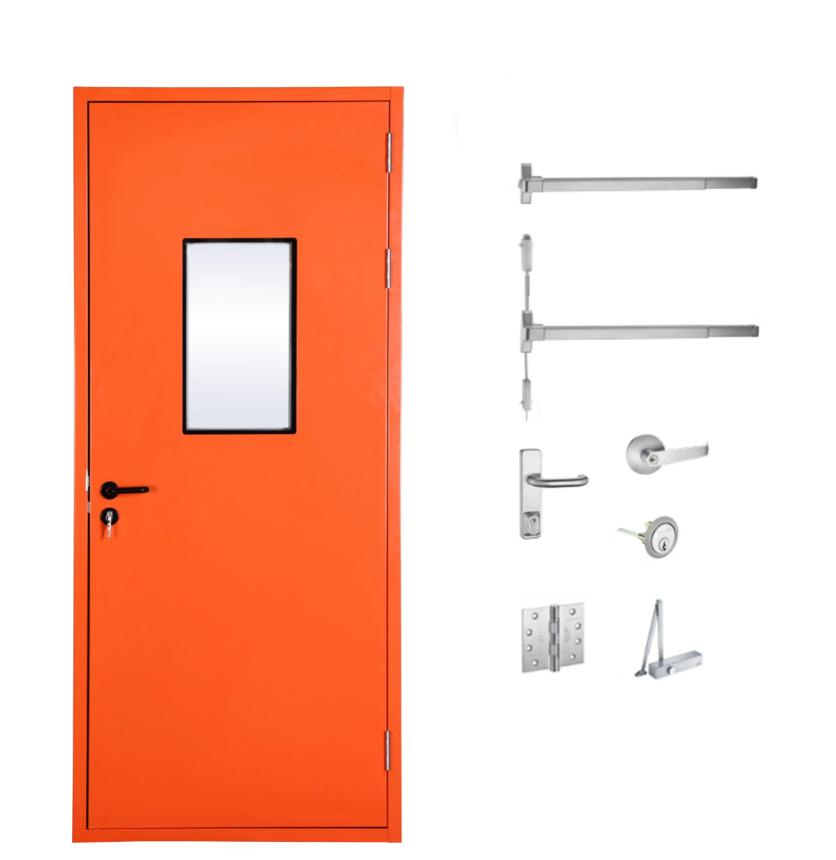 Fornecimento de Fábrica Porta de Aço Porta de Sala Limpa Design Inteligente Venda Popular Porta de Laboratório