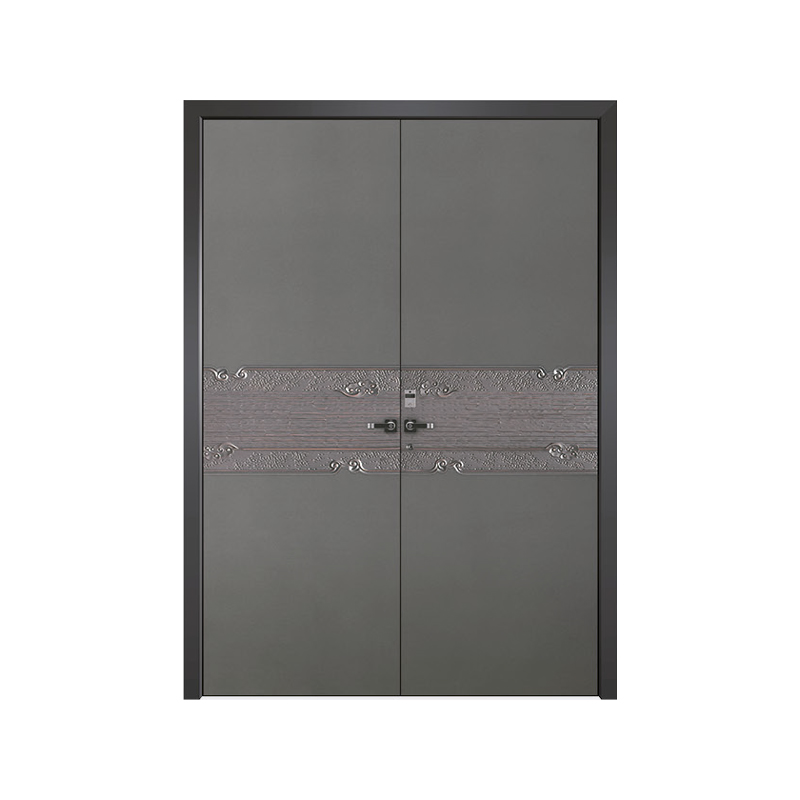 Portas de Entrada de Vidro Resistente ao Fogo Premium para Casas de Aço