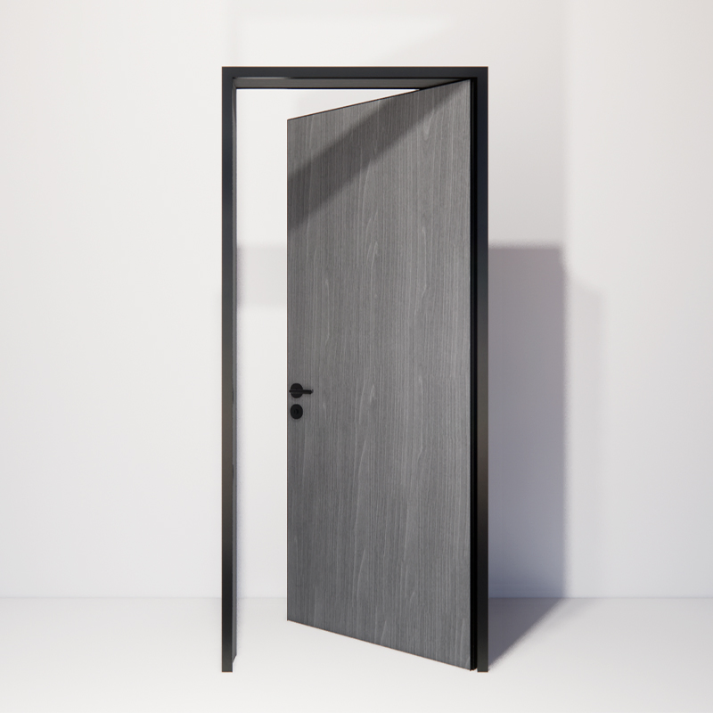 Estilo Moderno 55mm Portas de Alumínio de Madeira Invisíveis Sem Moldura em Tendência, Acústicas, à Prova de Vento, Duráveis, Seguras, de Fácil Instalação