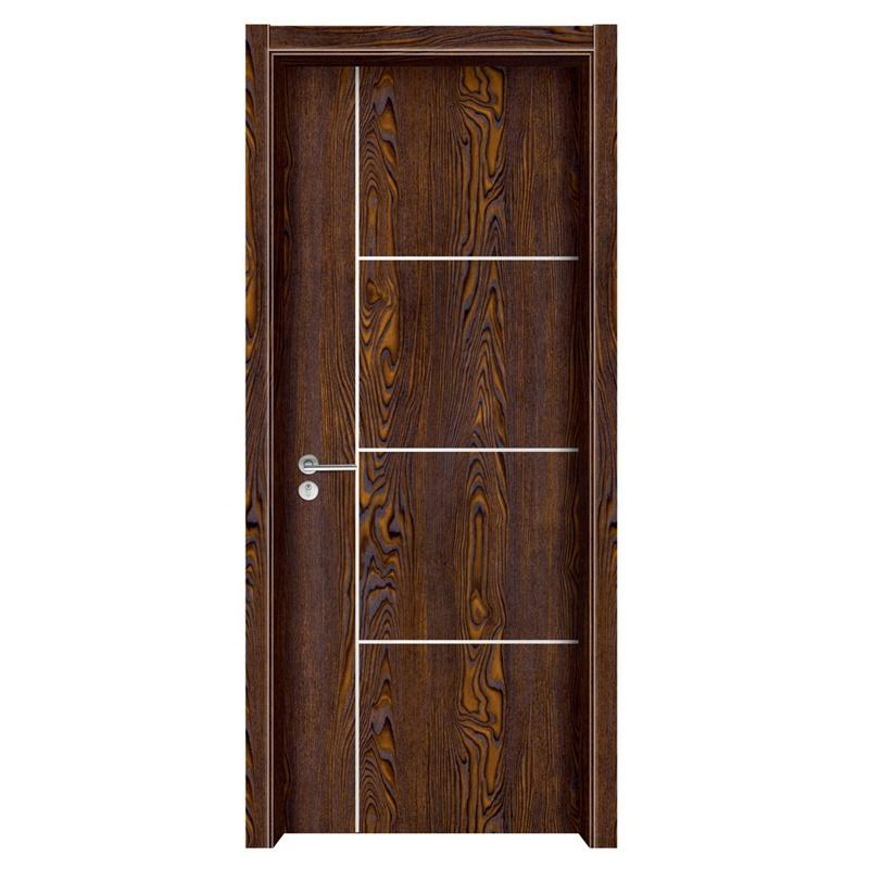 Porta de Madeira Acústica com Classificação de Fogo da Fábrica de Foshan, Porta de Madeira à Prova de Fogo para Hotel, Hospital, Escola, Apartamento