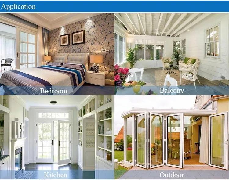 Porta de correr em vidro UPVC