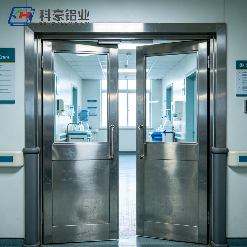 Porta de Aço Inoxidável Resistente ao Fogo para Laboratório com ISO9001 Porta Moderna