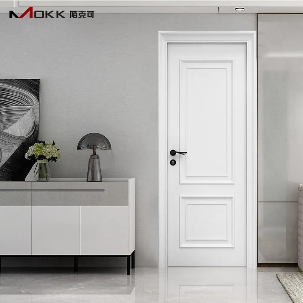 Múltiplas Cores Móveis Personalizados OEM ODM Porta de Madeira Sólida Pintura Interior Uso para Hotéis, Apartamentos, Renovação de Vilas Porta de Pintura Composta Porta de PVC