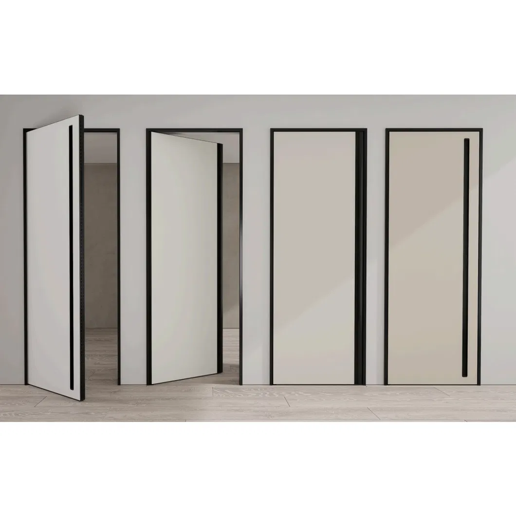 Porta HPL com Filme de PVC Acabamento Satin Estilo Creme Francês Armazenamento Multifuncional Design Livre