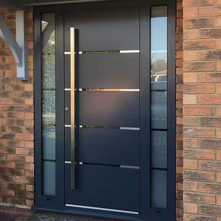 Portas de Entrada Externas de Metal Armado Zonle, Porta de Segurança de Aço, Entrada Principal para Casa, Vila, Apartamento