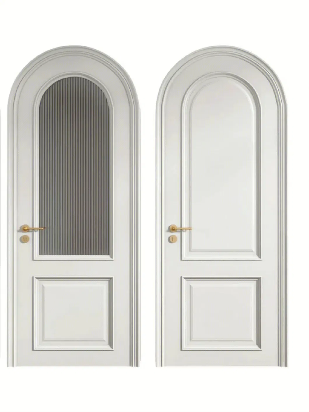 Porta HPL com Filme de PVC Acabamento Satin Estilo Creme Francês Armazenamento Multifuncional Design Livre