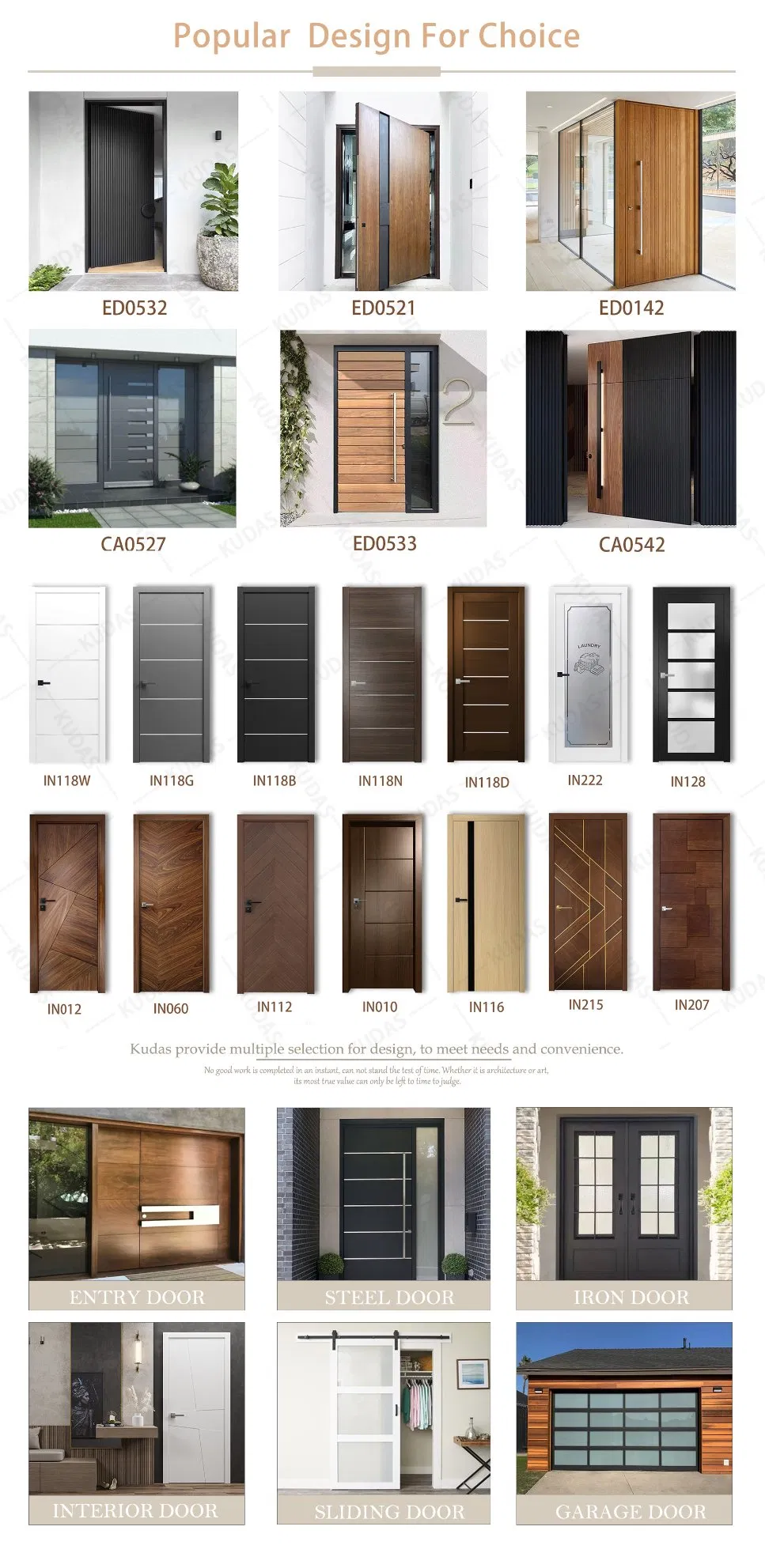 Opções de design