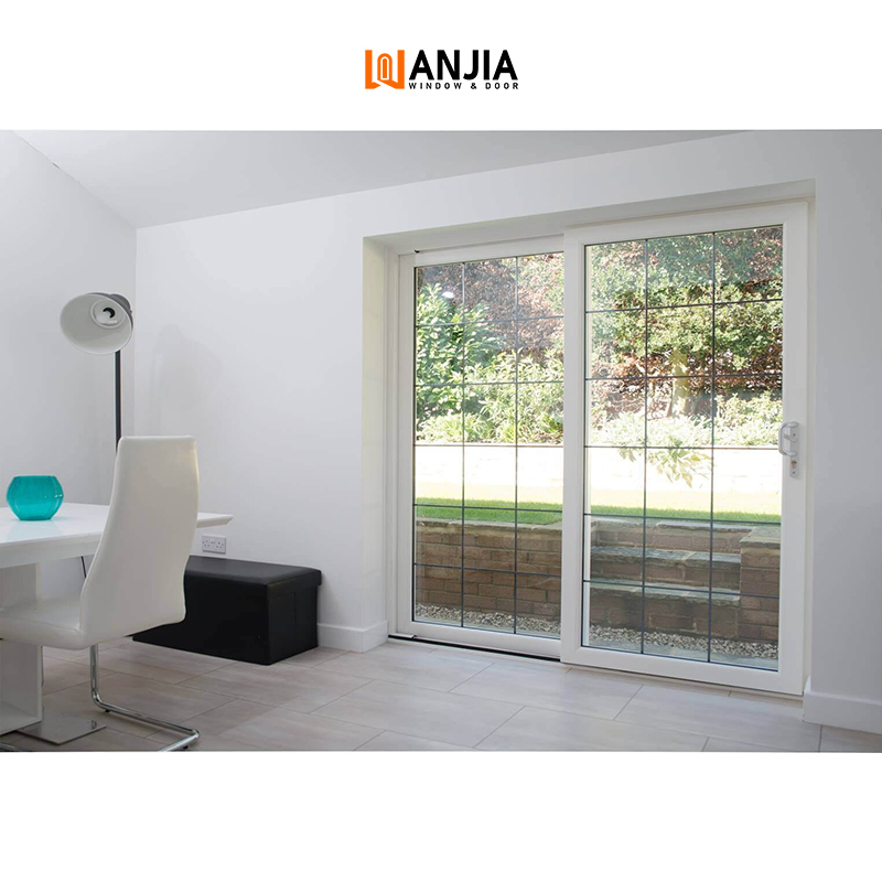 Portas de Correr de Plástico PVC para Varanda com Vidro Duplo em PVC