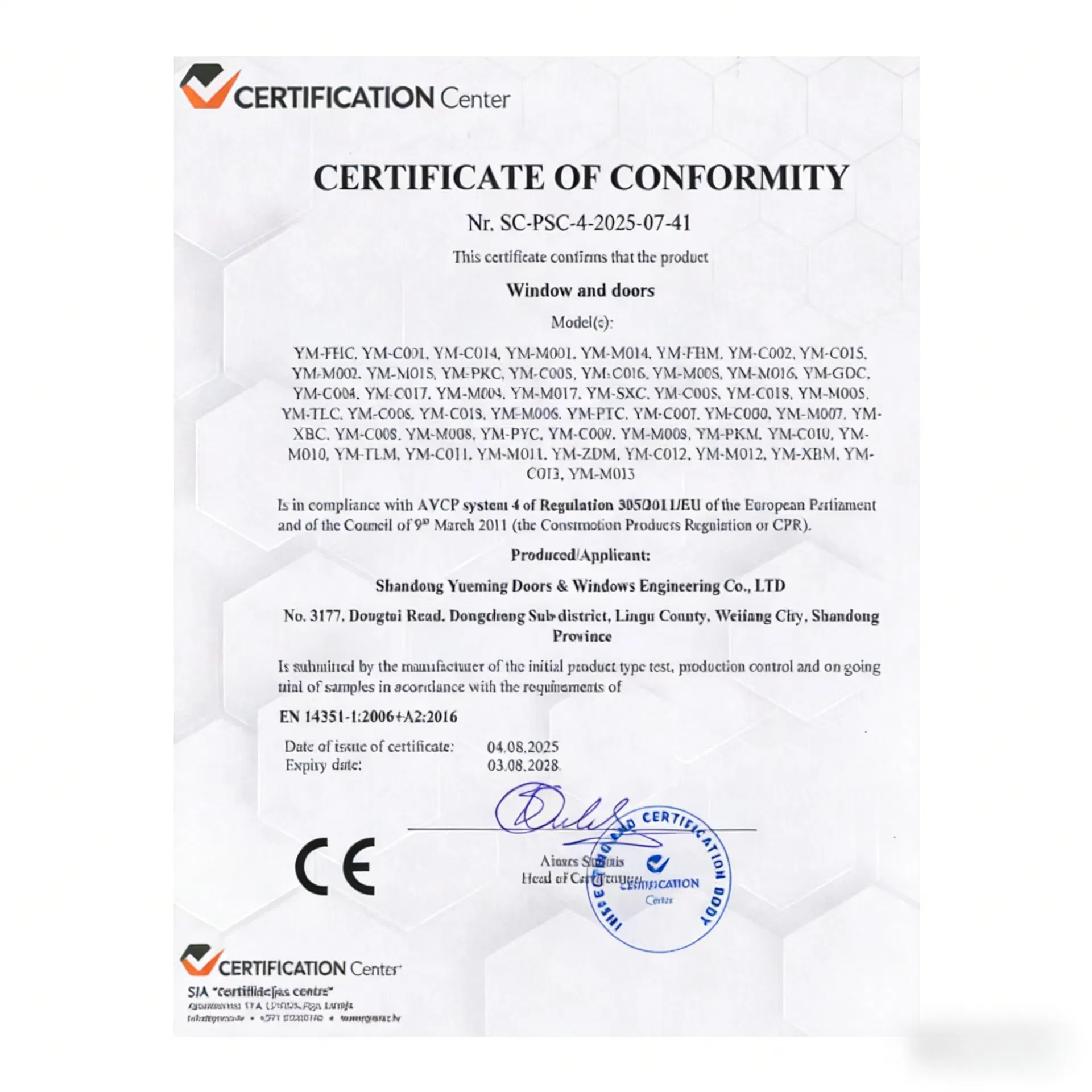 Certificações