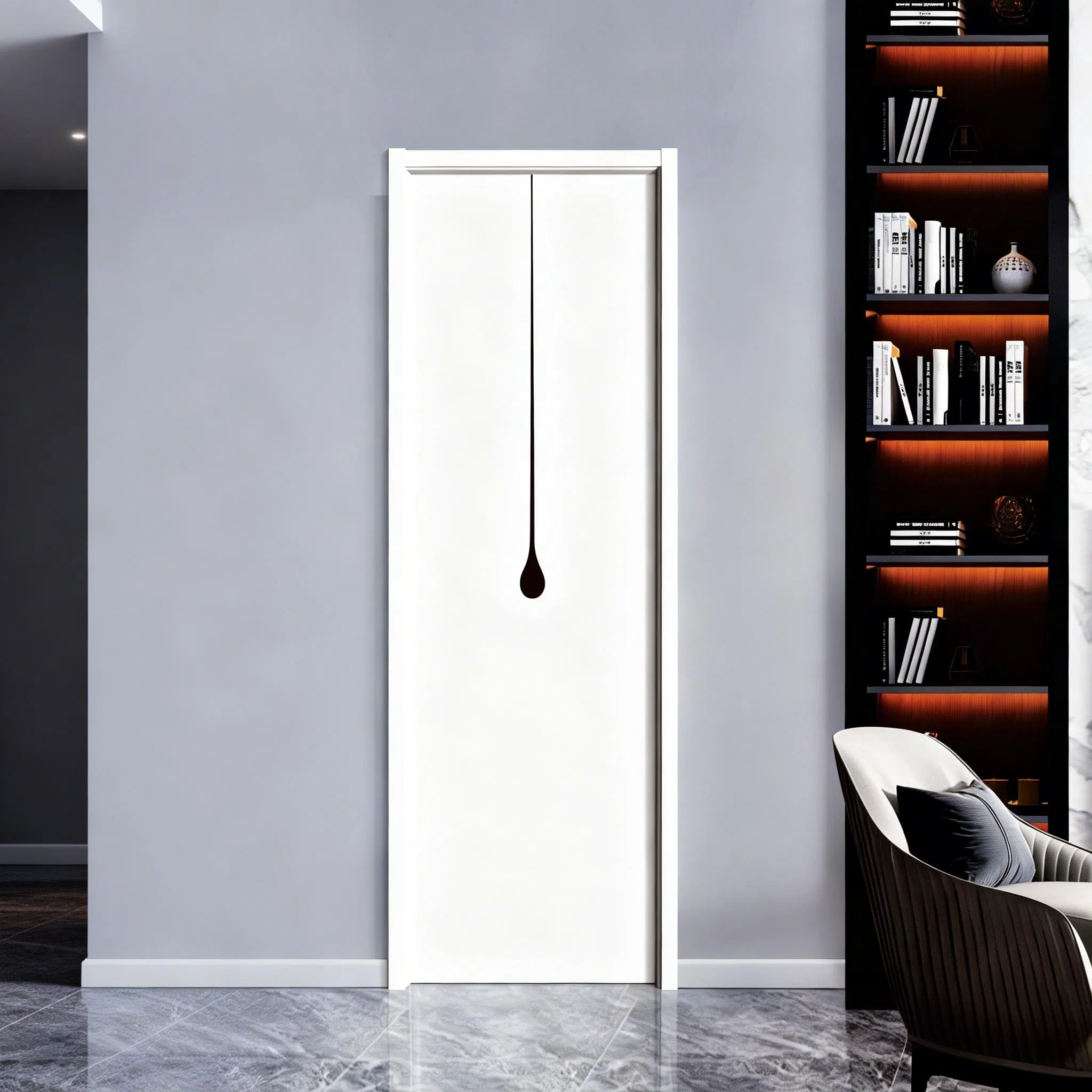Top 10 Porta Interior de Madeira WPC Madeira PVC Sólida Segurança Quarto Exterior MDF Casa Banheiro Isolamento Acústico Turco EUA Entrada Moderna Principal Janelas e Portas