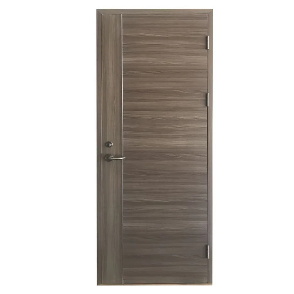 Porta de incêndio à prova de fogo para quarto de hóspedes, resistente ao fogo, prevenção de incêndio, classificada para fogo, segurança, saída de emergência, portas de aço, madeira, PVC laminado com barra de escape e fechadura