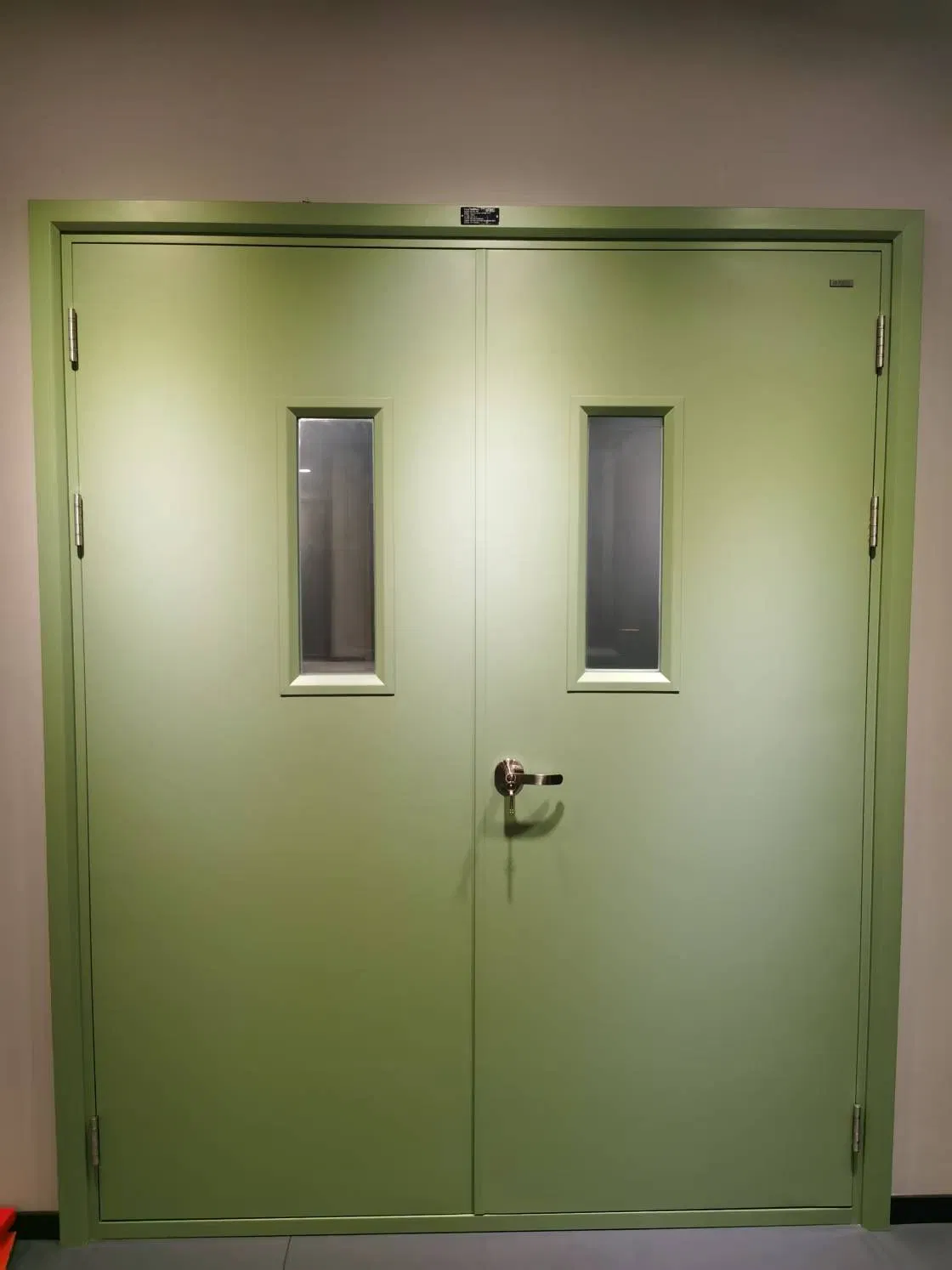 UL 120 Minutos Saída de Emergência Porta de Aço Classificada para Fogo com Barra de Pressão