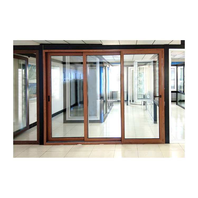 Portas de Correr de Vidro de Plástico Duplo Kdsbuilding em PVC para Casa