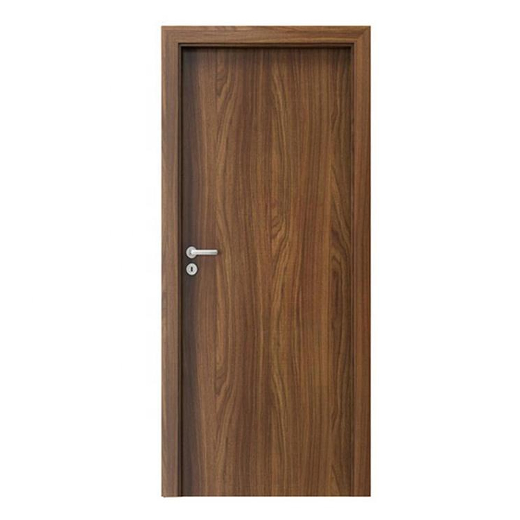 Porta de Madeira Acústica Interior Laminada em MDF para Entrada de Apartamento, Hotel, Hospital, Escola