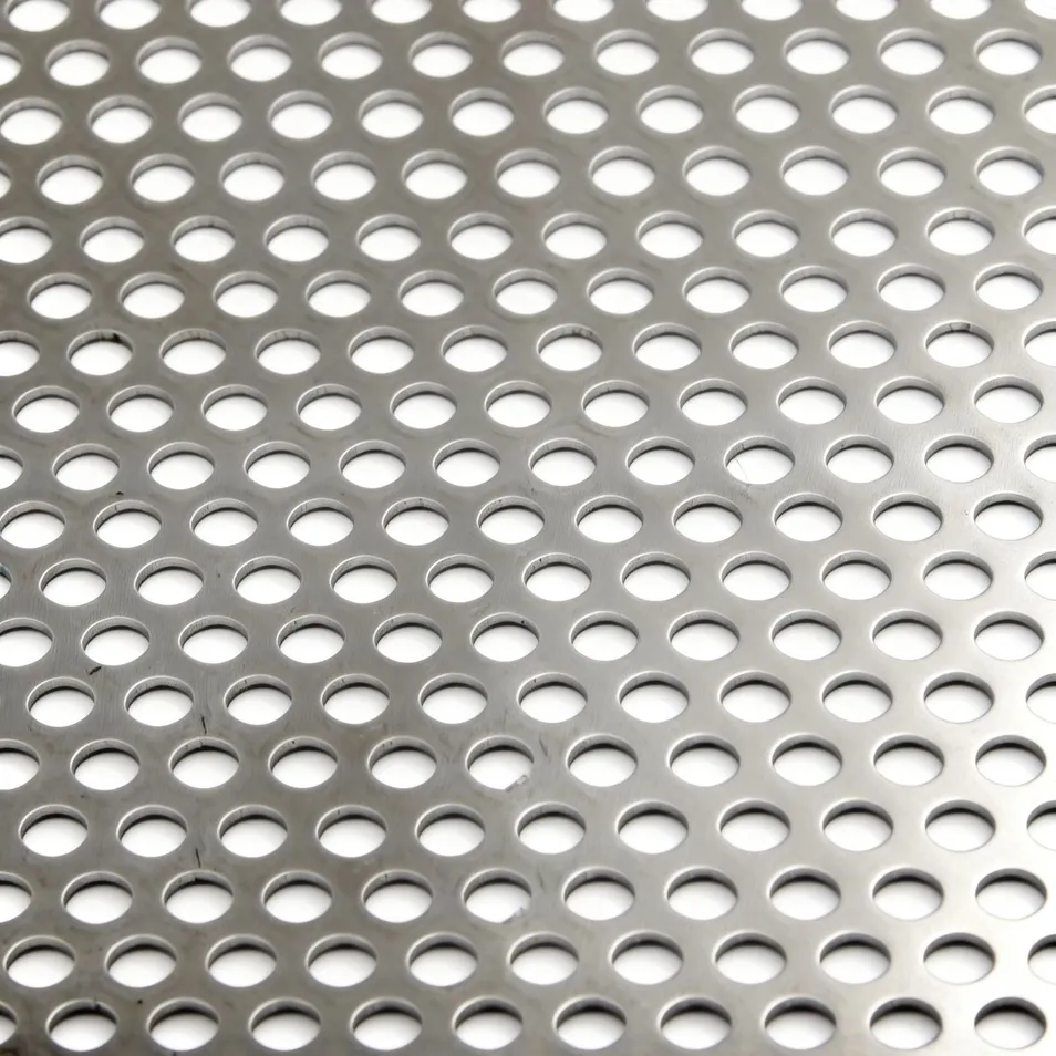 Perforated metal mesh application