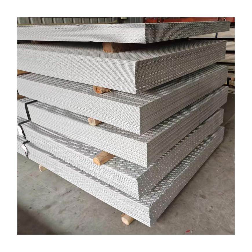 Decorative 4X8Ft Stainless 304 316 316L Diamond Checker Plate Sheet Checkered Steel Plate