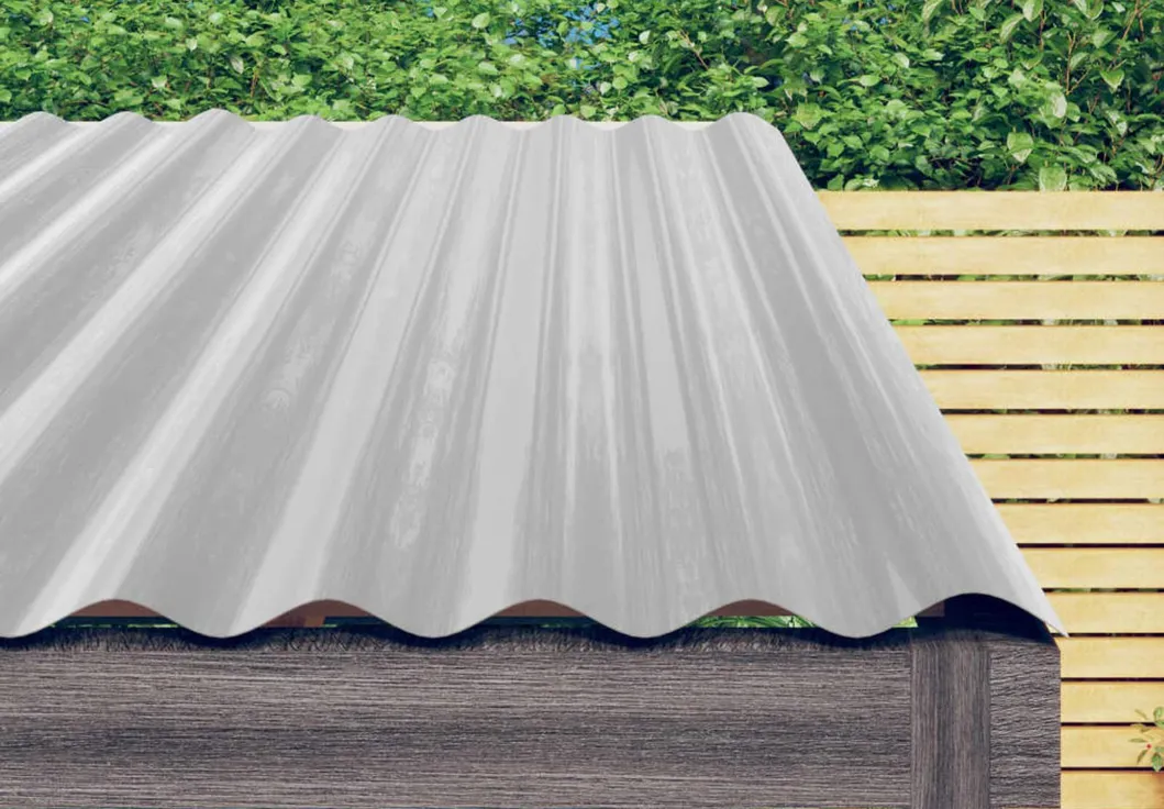 Finished corrugated steel sheets bundle 2