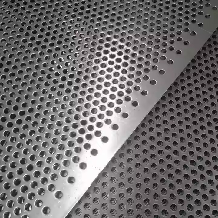 Professional Customized Perforated Stainless Steel Plate Sheets with Bending Service AiSi Standard Industrial Punching Metal