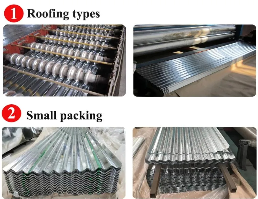 Corrugated Galvanized Metal Roofing Tile Steel Sheet Fence Panels