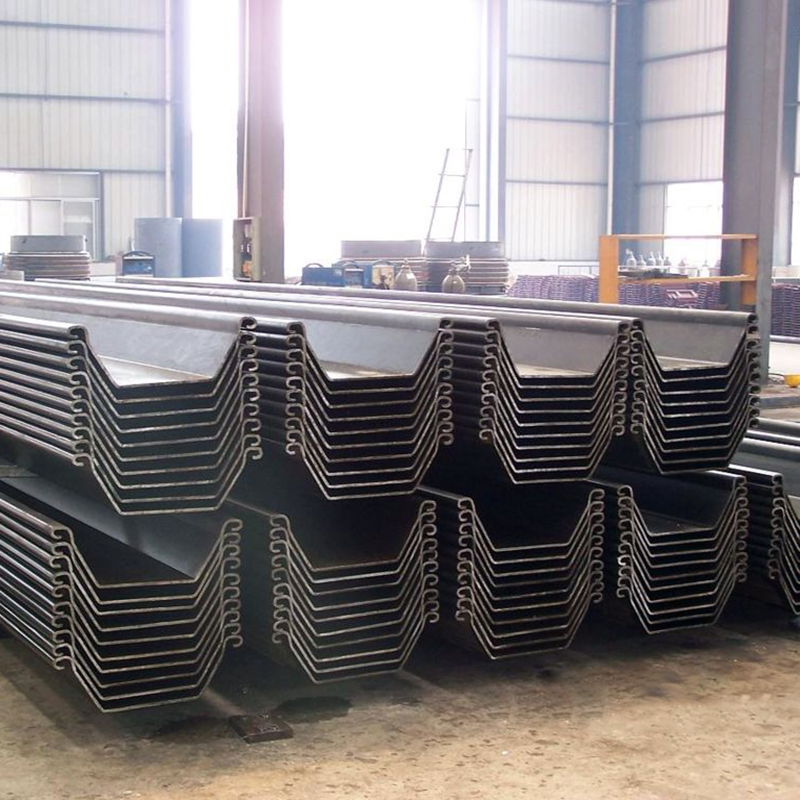 Marine Grade Steel Sheet Piles for Coastal Protection Construction