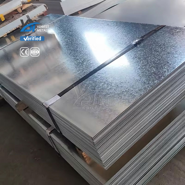 0.2mm Thick Sgcc Dx51d Z275 Cold Rolled Gi 20 24 Gauge 4x10 S410gd+z Z20 Dx51d Z275 Galvanized Steel Sheet