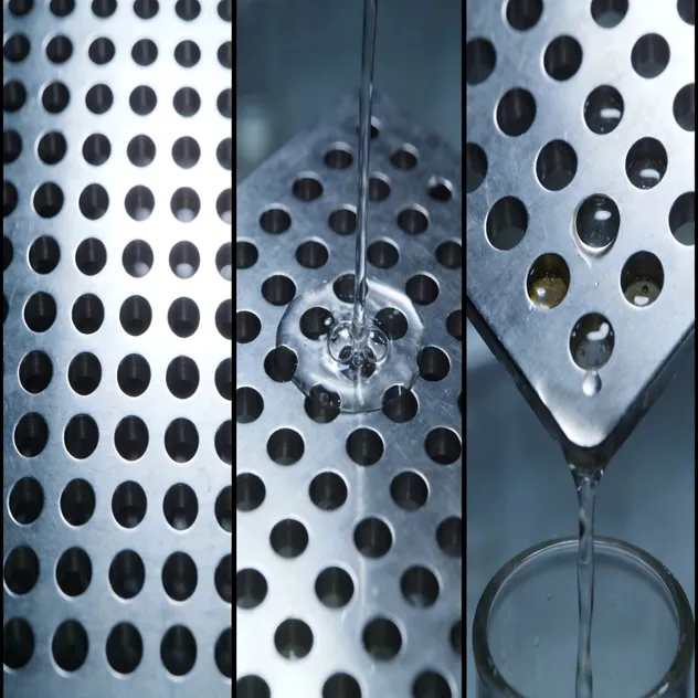Perforated Metal Sheet Close Up